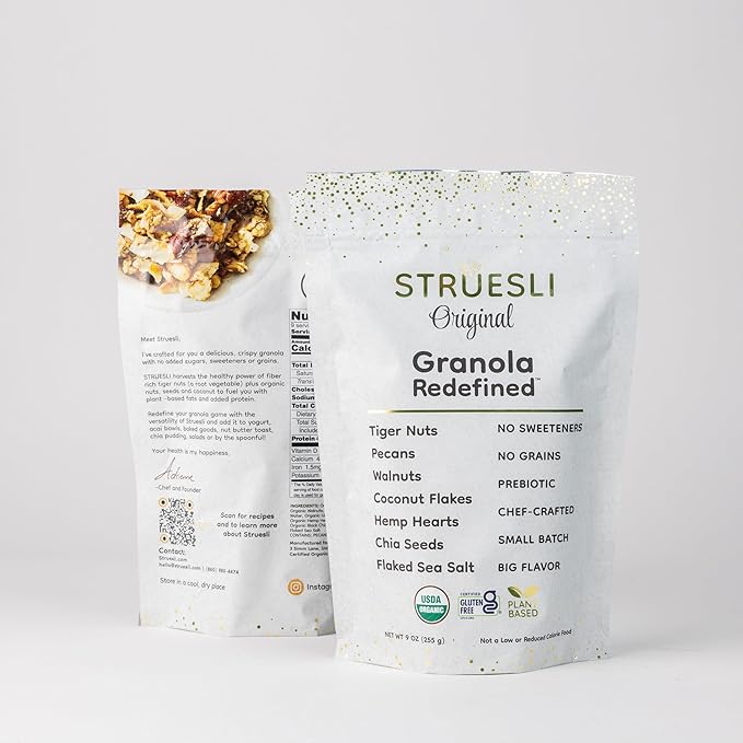 Struesli - Organic Original Granola Redefined | No Added Sweeteners, No Grains | Keto & Paleo