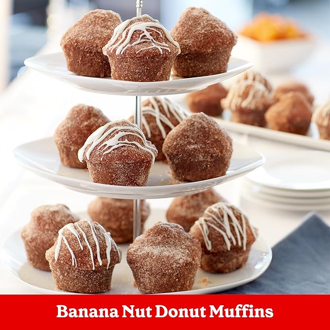 Betty Crocker Banana Nut Muffin and Quick Bread Mix, Made with California Walnuts, 12.3 oz (Pack of