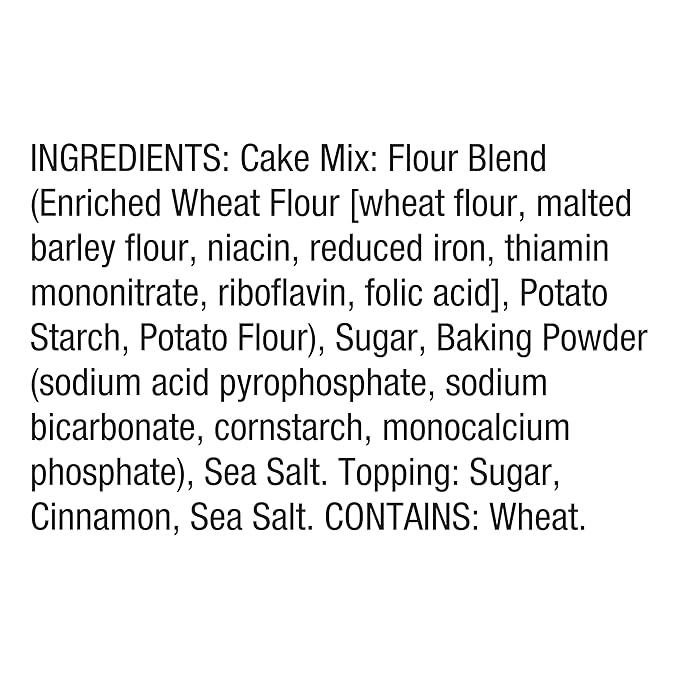 Bob's Red Mill Cinnamon Swirl Coffee Cake Baking Mix - 18.5 oz Bag (Pack of 4), Simple Clean