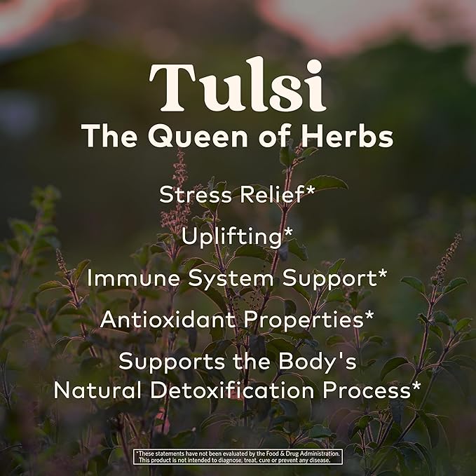 Organic India Tea Sampler Box Variety Pack - Tulsi Herbal Tea Gift Set, Hot Tea Assortment, Holy