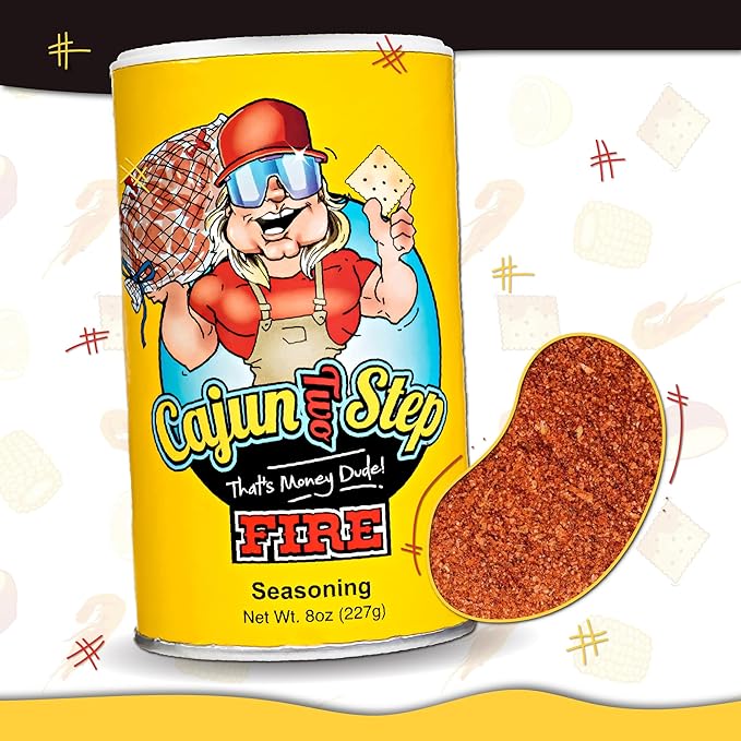 Cajun Two Step Seasoning by StaleKracker - 2 pck, Fire Seasoning for Authentic Creole Louisiana
