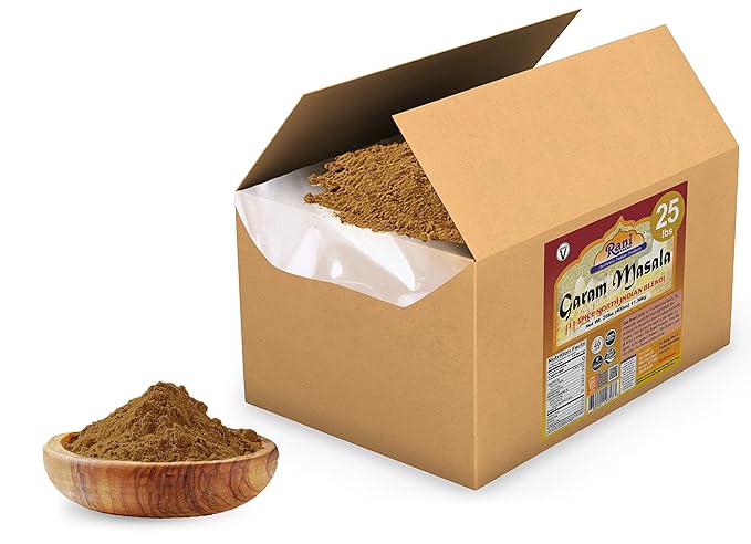 Rani Garam Masala Indian 11-Spice Blend 400oz (25lbs) 11.36kg Bulk Box ~ All Natural, Salt-Free |