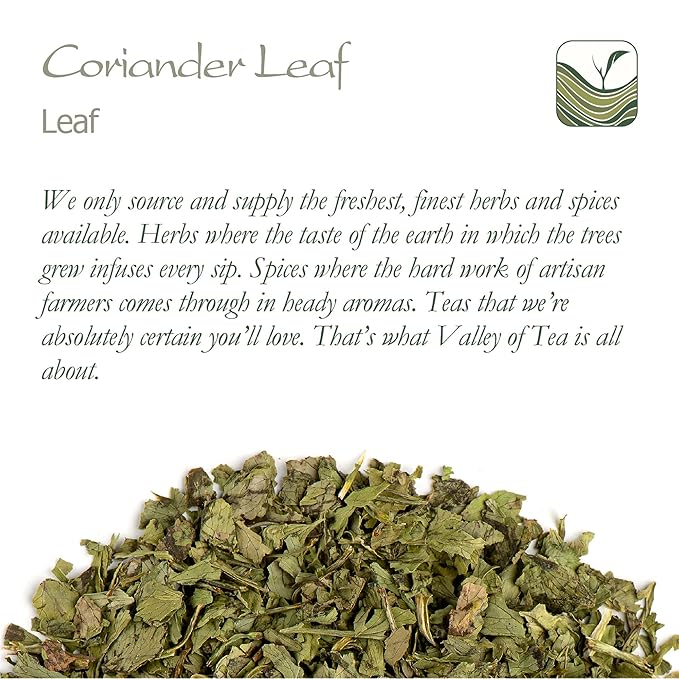 Coriander Leaves Dried Organic Quality - Dried Organic Cilantro Leaves Culantro Leaves Clinatro
