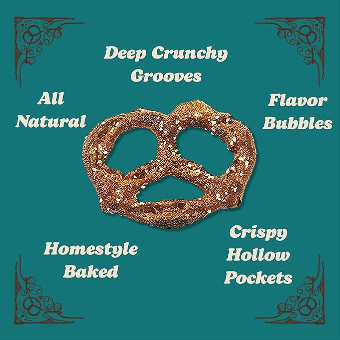 Unique Snacks Original Splits Pretzels, Delicious Homestyle-Baked Snack Bag, OU Kosher, and Non-GMO
