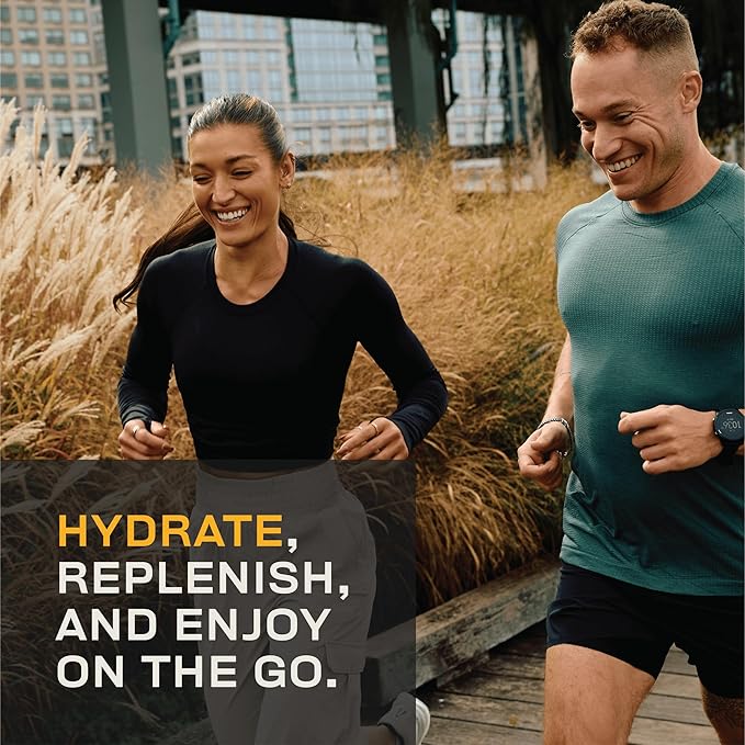Gainful Hydration Powder Packets, Caffeine Free with Key Electrolytes Magnesium and Sodium, Energy