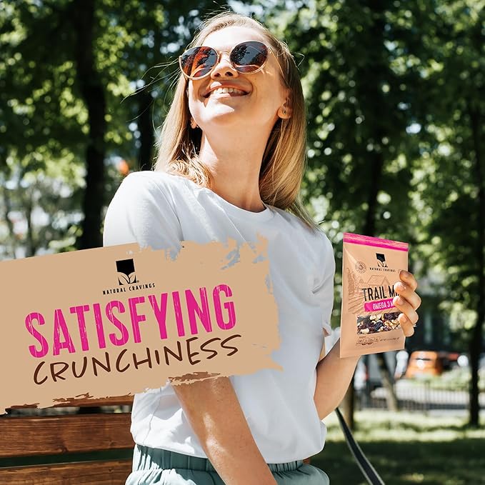 Natural Cravings Trail Mix Snack Dried Fruit Mix & Nuts Mix with Chocolate Chips, Peanuts