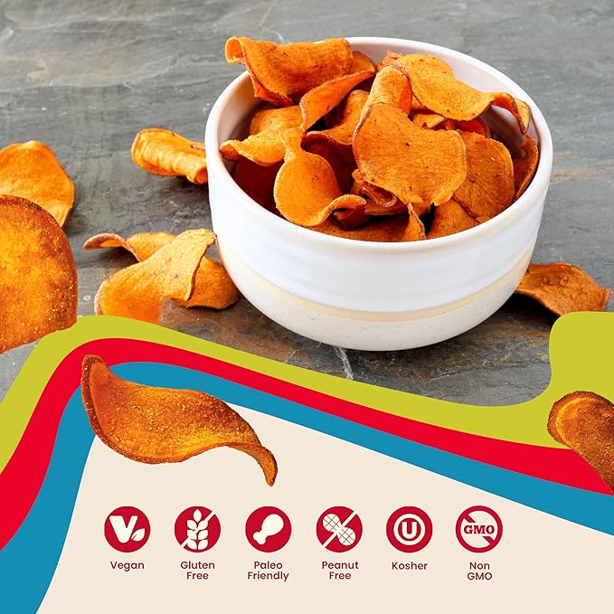 Jackson???Sweet Potato Kettle Chips with Sea Salt made with Premium Avocado Oil (5 oz, Pack of 12)