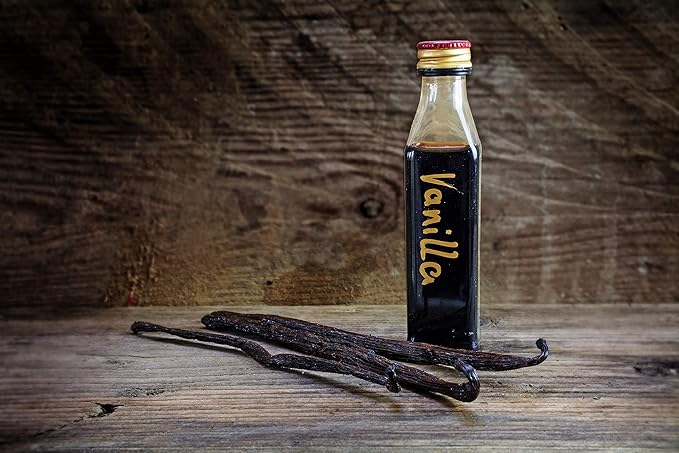 25 Organic Madagascar Vanilla Beans - Whole Extract Grade B Pods for Baking, Homemade Extract