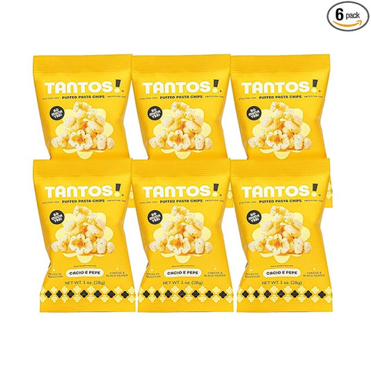 Tantos! Puffed Pasta Chips ??Healthy Pasta Snack by Top Chef Joe Sasto ??Plant-Based, Low Calorie