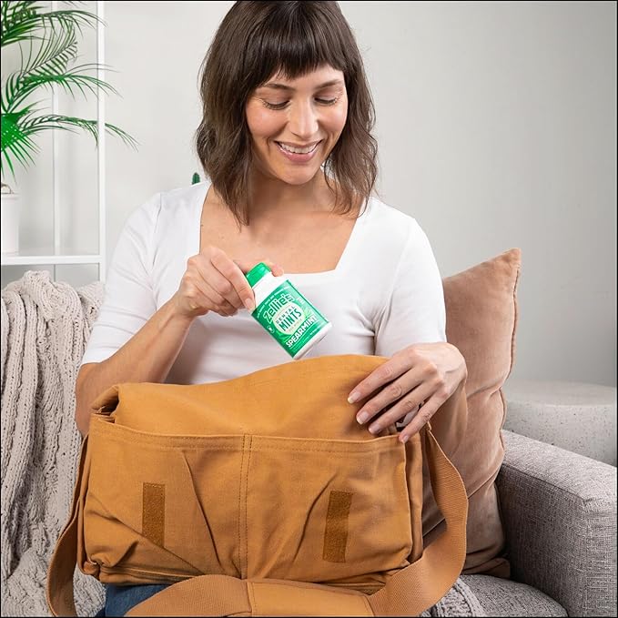 Zellie's | 100% Xylitol Spearmint Chewing Gum | No Aspartame, Gluten Free, Vegan & Kosher (240