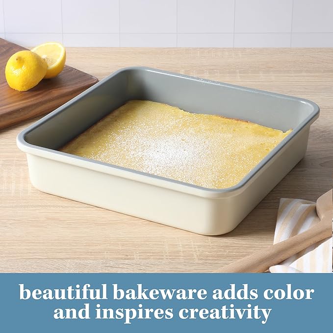 SUR LA TABLE Kitchen Essentials Bake Sale 9 Inch PFOA, PFAS, PTFE Free Nonstick Rectangular Cake