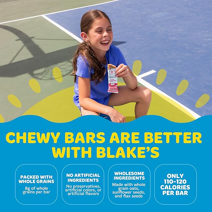 Blake’s Seed Based Chewy Granola Bars — Variety Pack (24 Count), Vegan, Gluten Free, Nut Free &
