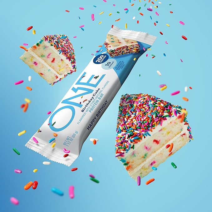 ONE Protein Bars, Sampler Variety Pack, Gluten Free with 20g Protein and 1g Sugar, Pantry Staples