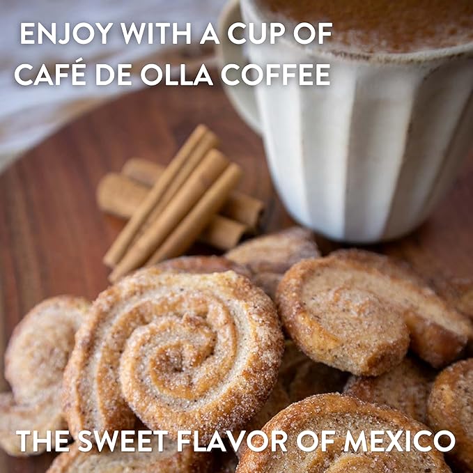 Churro Cookies, 3 Ounce (Pack of 3), Crunchy Cinnamon Mexican Churro Cookies made with Real Butter