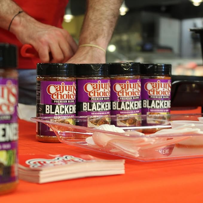 Cajun Choice Blackened Seasoning 6.5 OZ (Pack of 3) - Use for Grilling or Cooking Fish, Chicken