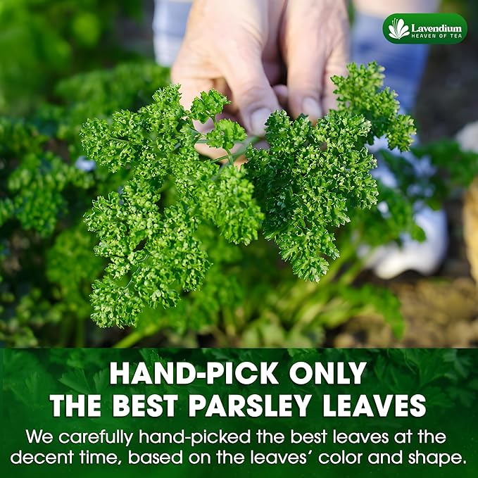 Lavendium, 4 oz Premium Dried Parsley Leaves ??100% Pure, Non-GMO, Gluten-Free, Vegan ??Aromatic