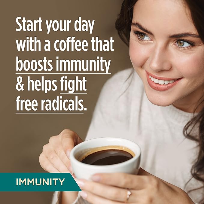 VitaCup Immunity Coffee Pods, Wellness Boost with Antioxidants, Echinacea, Probiotics, Vitamin C &
