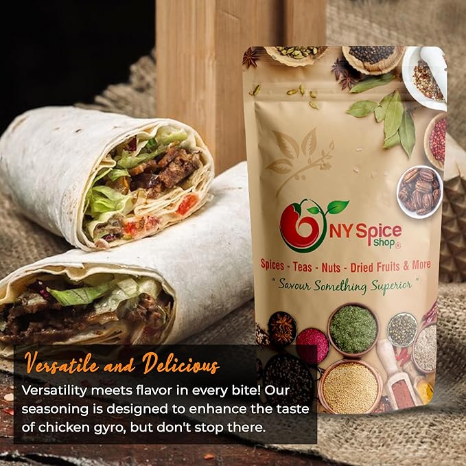 NY Spice Shop Chicken Gyro Greek Seasoning Blend - Savory Herb & Spice Mix for Cooking – Gyros Grek