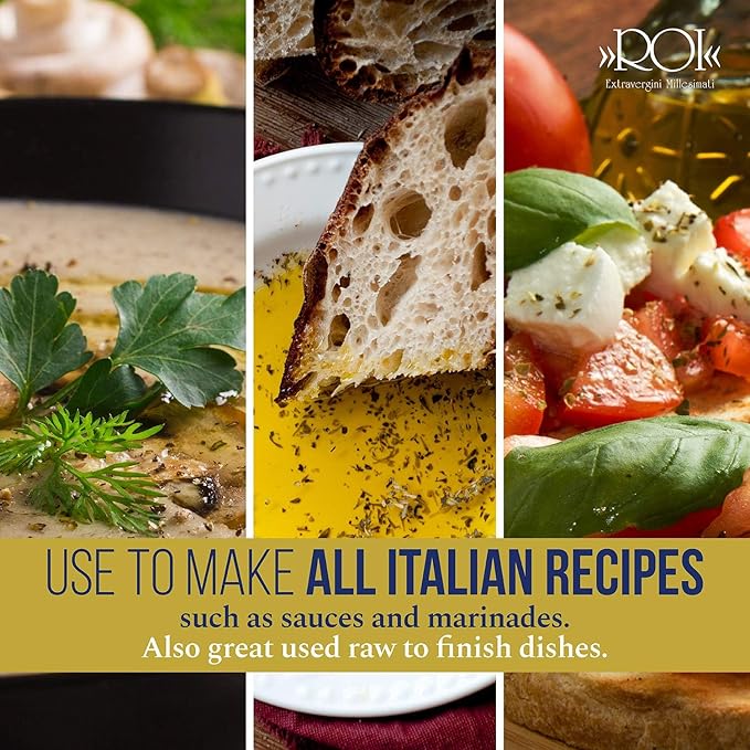 Roi Extra Virgin Olive Oil from Italy - Cucina Ligurian Olive Oil from Italy, First Cold Pressed