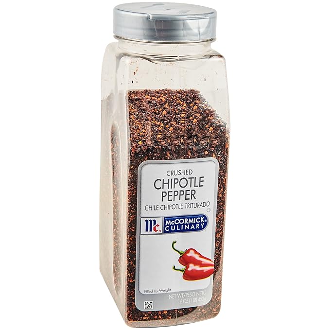 McCormick Culinary Crushed Chipotle Pepper, 16 oz - One 16 Ounce Container of Dried Chipotle Pepper