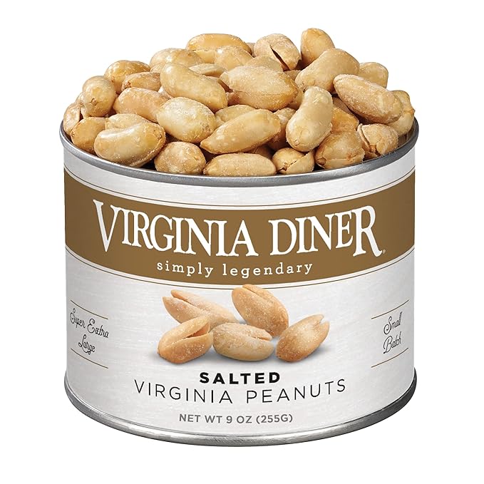 Virginia Diner All Natural Gourmet Virginia Nuts Blister Roasted Super Xl Peanuts Heart Healthy