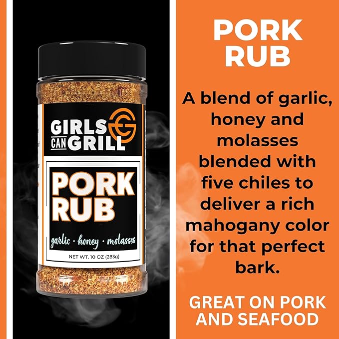 Girls Can Grill Pork Rub | Award Winning Barbecue Seasoning for Pork Butt, Pork Chops, Pork