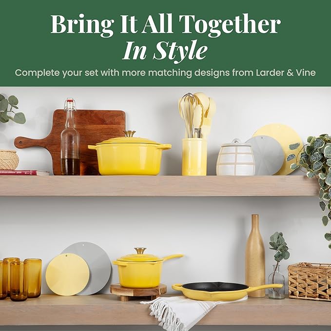 Larder & Vine 8-Piece Bakeware Set | Non-Stick Baking Set with Ceramic Finish | PFAS, PFOA, PTFE