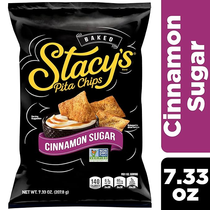 Stacy's Cinnamon Sugar Flavored Pita Chips, 7.33 Ounce