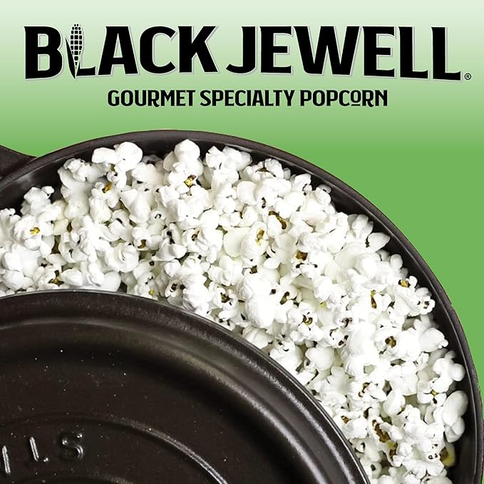 Black Jewell Gourmet Popcorn Kernels, Original Black, 15 Ounces (Pack of 6)