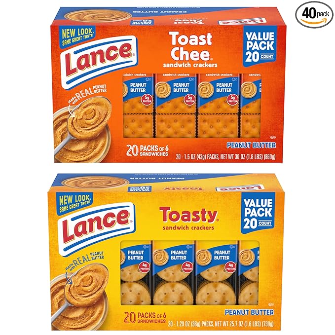 Lance Toasty & Toastchee Variety Pack - 40 pk