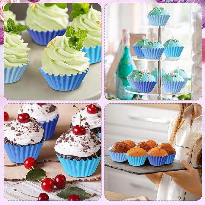 Zonon 1000 Counts Cupcake Liners for Baking Liners Paper Cupcake Wrappers Bulk Cup Cake Cases