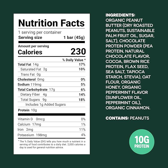 FROPRO Plant Protein Snack Bars - Plant Based Protein Bars, All-Natural, Gluten, Dairy, & Soy Free