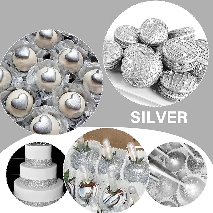 Edible Glitter Spray - 20g Luster Dust Edible Glimmer Powder for Sparkling Cocktails, Cake