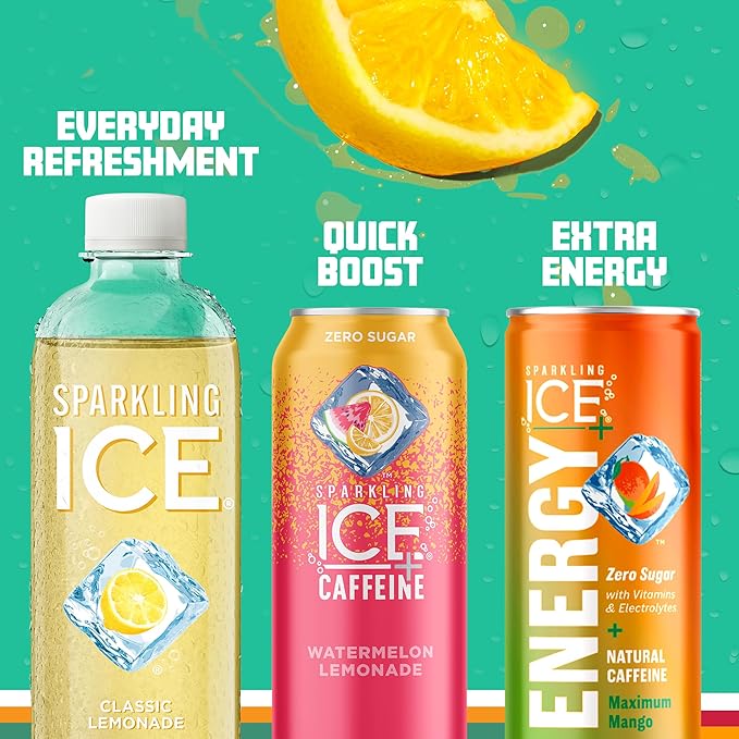 Sparkling Ice® Lemonade Variety Pack (Pack of 12)