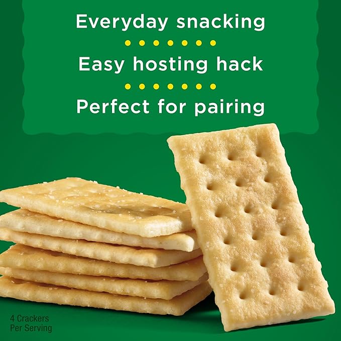Club Crackers, Lunch Snacks, Snack Crackers, Reduced Fat, 11.7oz Box (1 Box)