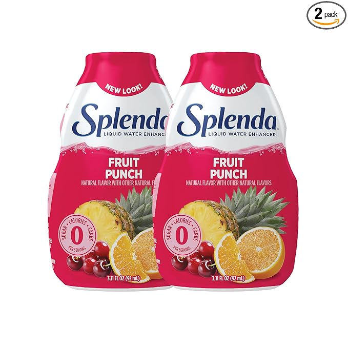 SPLENDA Liquid Water Enhancer Drops, Sugar Free, Zero Calorie, Natural Flavor, Concentrated Drink