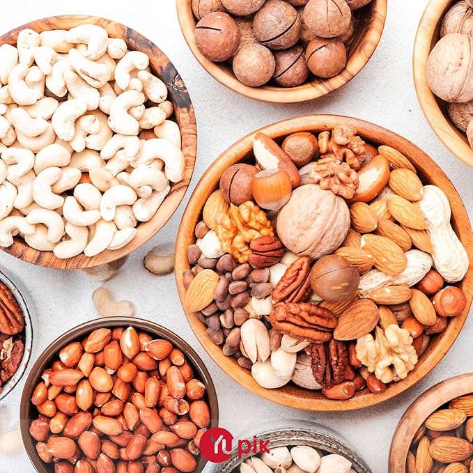 Yupik BBQ Cashews, 2.2 lb (35.2 oz), Kosher, Vegan, Roasted Salted Nuts, Seasoned Nuts with Spices
