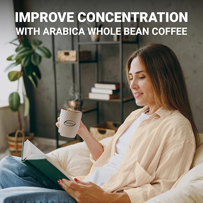 doanhdang - 17 Oz Premium Arabica Whole Bean Coffee, 100% Arabica Medium Roast, Rich Flavor for