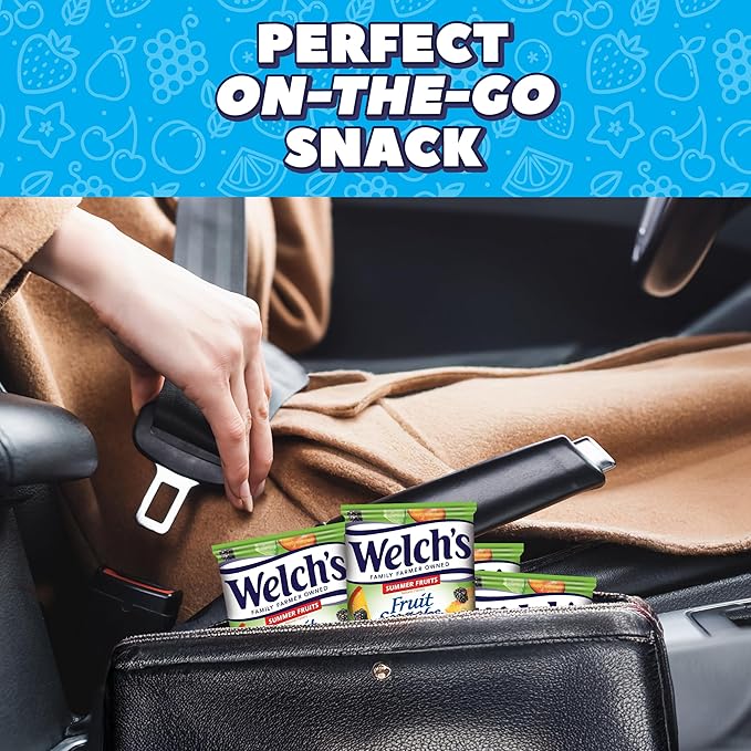 Welch's Fruit Snacks, Mixed Fruit & Summer Fruits Variety Pack, Great for School Lunches, Bulk