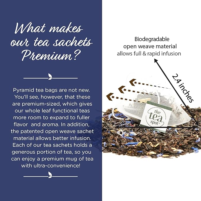 The Tea Spot Earl of Grey Black Tea with Citrus for Energy | Blend of Black Tea, Citrus Root