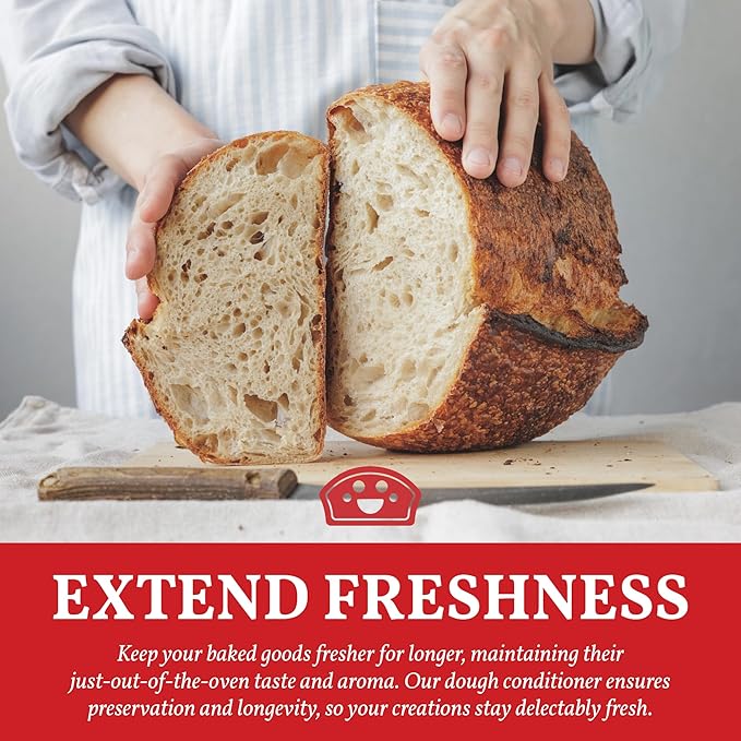 Bakers Club Artisan Dough Conditioner ??Bread Improver & Baking Enhancer for Better Texture, Volume