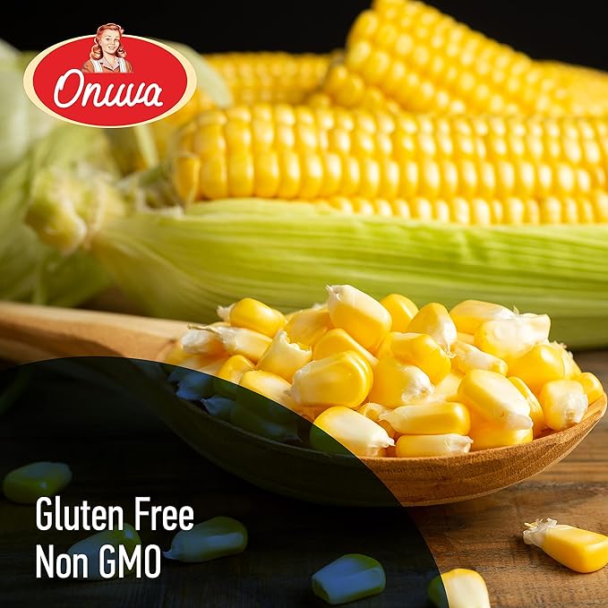 Corn Starch by Onuva - 25 lbs , (11,3 kg) - Gluten Free - Vegan - Thickener For Sauces, Soup, &