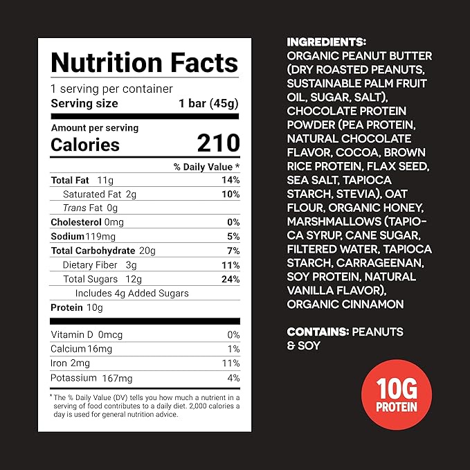 FROPRO Plant Protein Snack Bars - Plant Based Protein Bars, All-Natural, Gluten, Dairy, & Soy Free