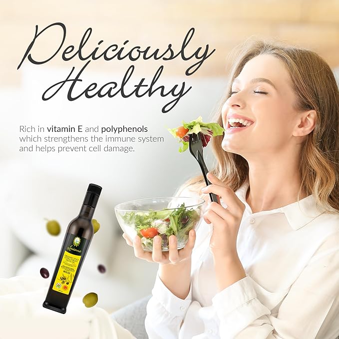 Louianna - Organic Extra Virgin Olive Oil, Low Acidity and High Polyphenol Olive Oil, Pure Olive