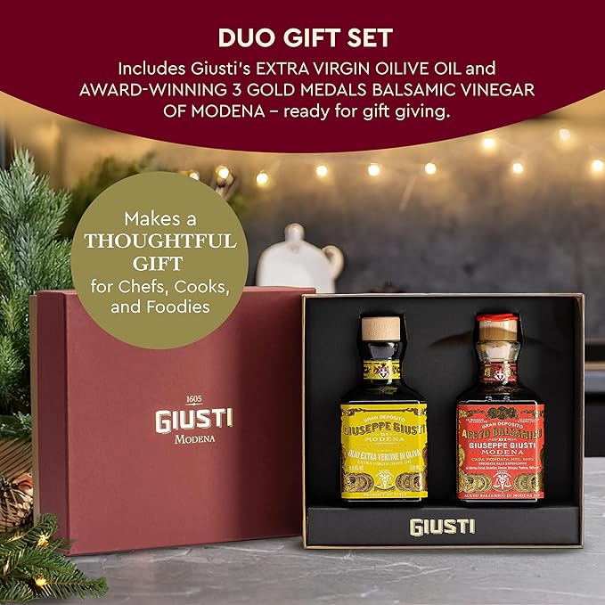 Giuseppe Giusti Balsamic Vinegar of Modena and Extra Virgin Olive Oil Set??Gran Deposito Aceto