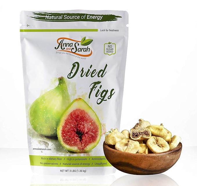 Anna and Sarah Dried Turkish Figs 3 Lbs