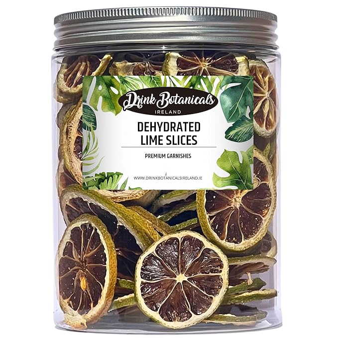 Dehydrated Dried Lime Slices Wheels | 50 + Servings Approx. | 100% Natural No Added Sugars |