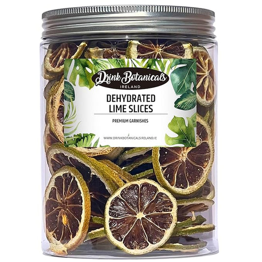 Dehydrated Dried Lime Slices Wheels | 50 + Servings Approx. | 100% Natural No Added Sugars |