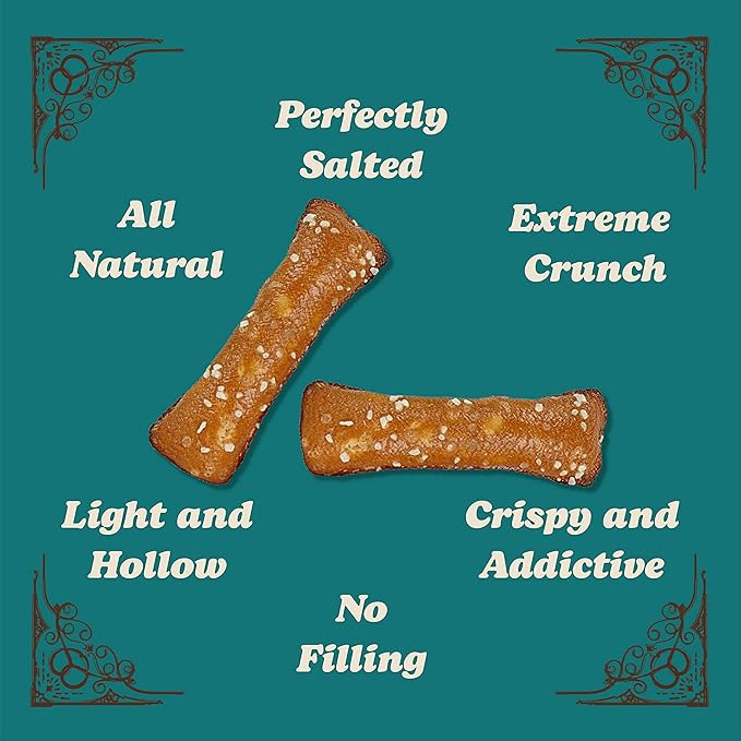 Unique Snacks Original Pretzel Shells, Delicious Homestyle Baked Snack Bag, Vegan, OU Kosher, and