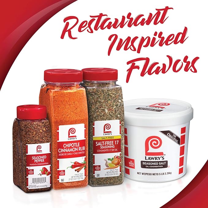 Lawry's Pepper Supreme Seasoning Blend, 21 oz - One 21 Ounce Container of Seven Pepper Seasoning